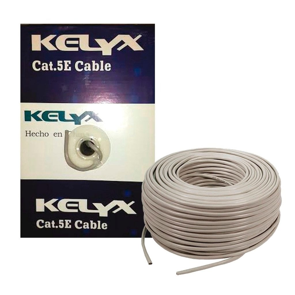 [100649] Cable UTP Kelix Rollo 305 mts Cat 5E Interior