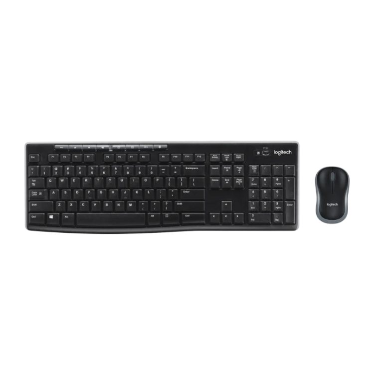 [100660] Teclado y Mouse Logitech Wir MK270 Blk 920-004432