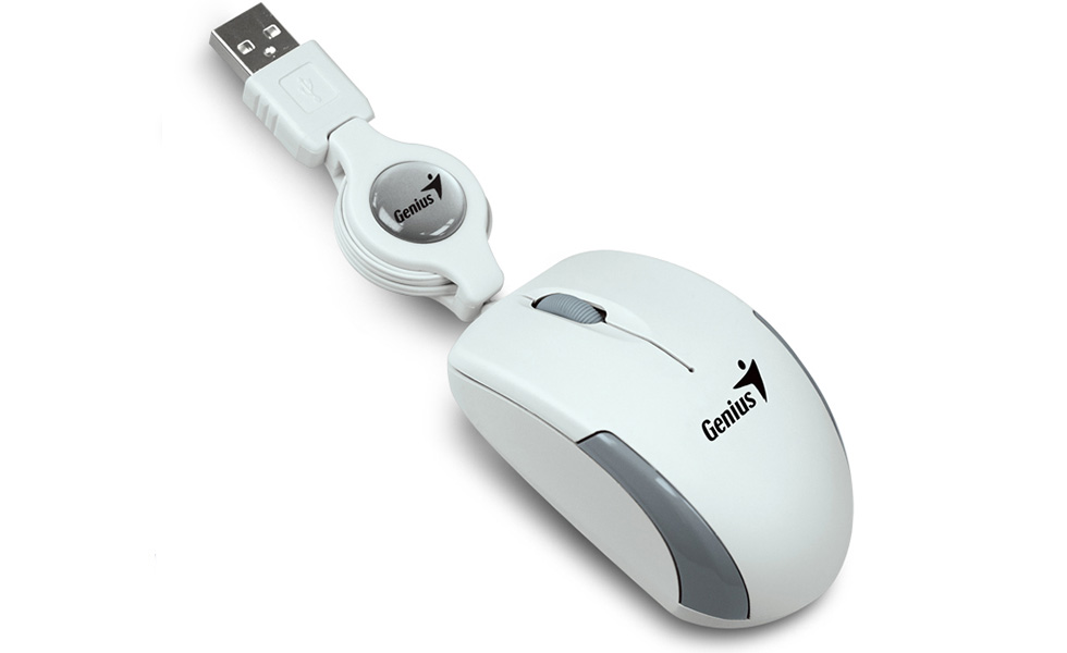 [101112] Mouse Genius Micro Traveler White USB