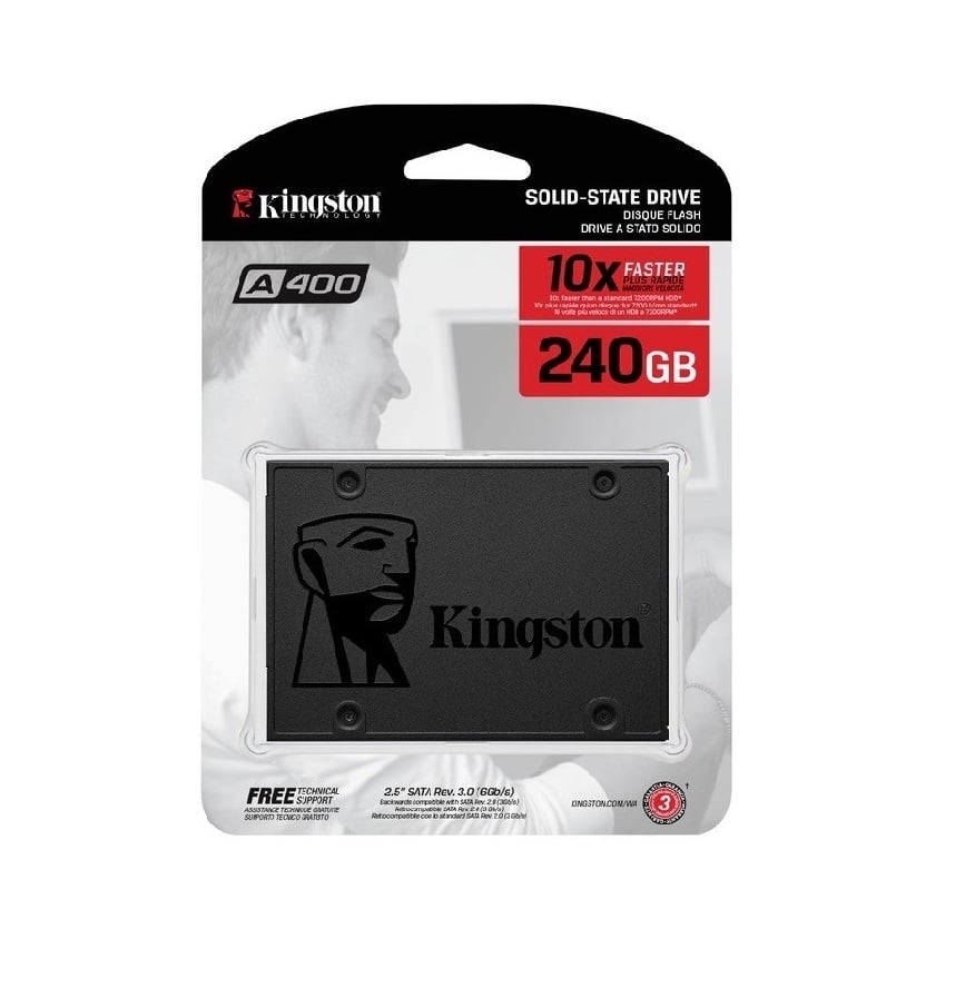 [100672] Disco SSD KINGSTON A400 240 GB SATA Interno 7 mm